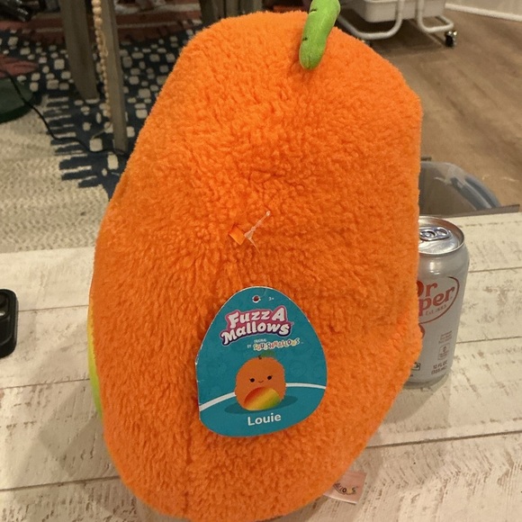 NWT Squishmallow FuzzAMallows LOUIE the MANGO Fruit Plush - Picture 5 of 5